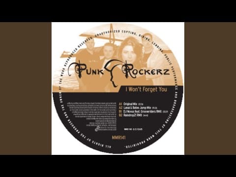 Punk Rockerz — I Won't Forget You (DJ Novus feat. Grooveriders RMX Edit)