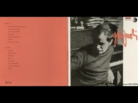 Gino Paoli — - GINO PAOLI - (- 1961 - RICORDI SPECIAL MRL 6006 - ) - FULL ALBUM
