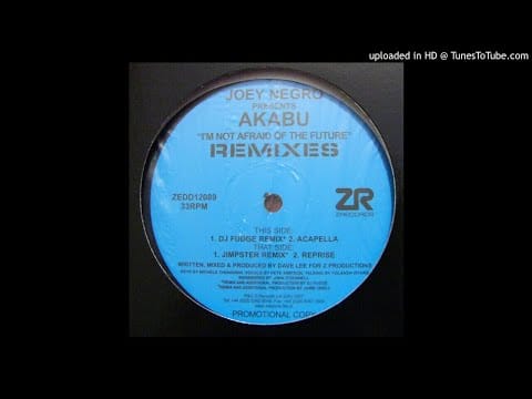 Joey Negro — Joey Negro Pres. Akabu ‎- I'm Not Afraid Of The Future (Jimpster Remix)
