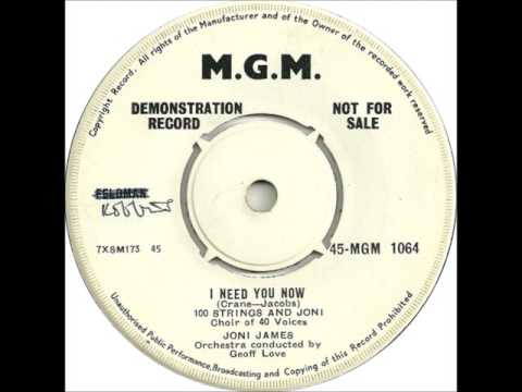 Joni James — Joni James [100 Strings And Joni with Choir of 40 Voices] - I Need You Now