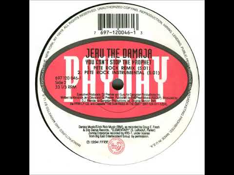 Jeru The Damaja — Jeru The Damaja - Can't Stop The Prophet (Pete Rock Remix Instrumental)