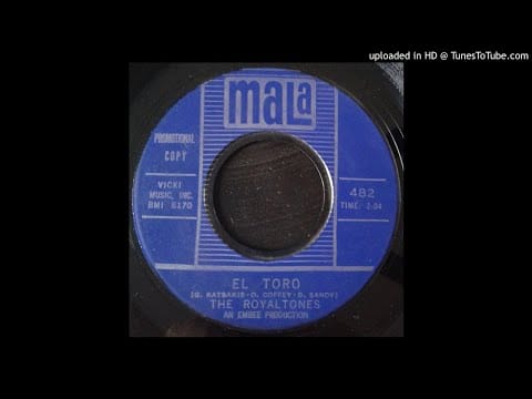 The Royaltones — The Royaltones - El Toro - 1964