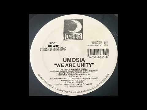 Joey Negro — Umosia - We Are Unity (Marshall Jefferson) 1990