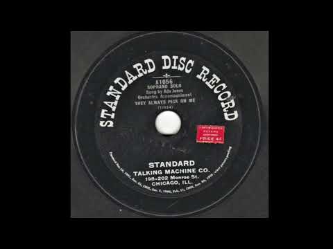 Byron G. Harlan — Ada Jones - They Always Pick On Me (1911)