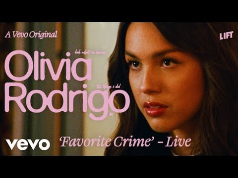 Olivia Rodrigo — favorite crime (Live Performance) | Vevo LIFT
