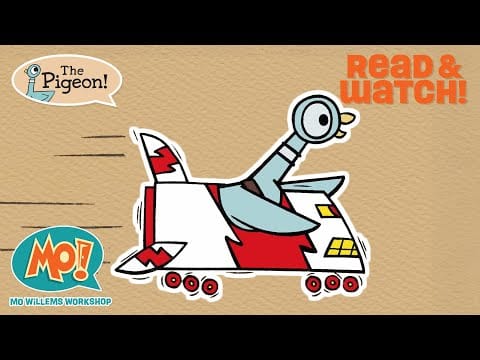 Pidgeon (2) — The Pigeon Will Ride the Roller Coaster! 🎢 | Animated Story | Mo Willems Workshop