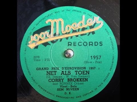 Corry Brokken — CORRY BROKKEN - NET ALS TOEN