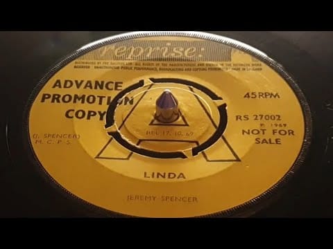 Jeremy Spencer — JEREMY SPENCER - LINDA (1969)