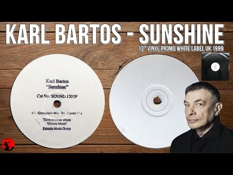 Elektric Music — Karl Bartos - Sunshine (12" Vinyl Promo White Label UK 1999)