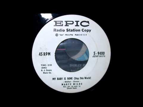Marty Wilde — MARTY WILDE ~ My Baby Is Gone (Stop This World)