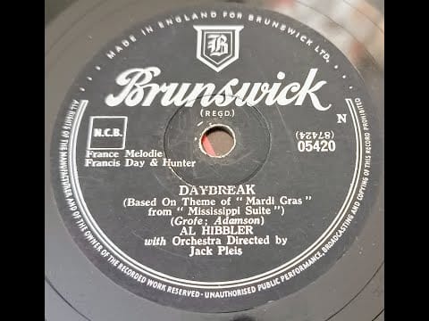 Al Hibbler — Daybreak - Al Hibbler - 78rpm