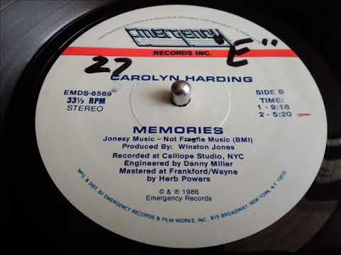 Carolyn Harding — CAROLYN HARDING- MEMORIES E.P.   [B1]