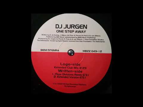 DJ Jurgen — DJ Jurgen - One Step Away (Extended Version) (2002)