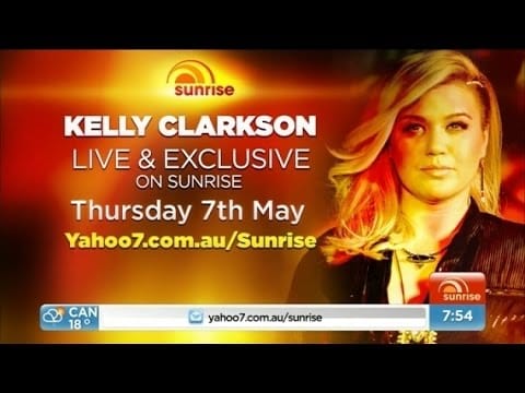 Kelly Clarkson — Kelly Clarkson is coming to Sunrise!