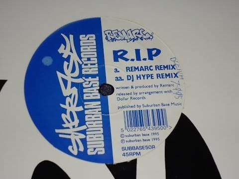 Remarc — REMARC "R.I.P." REMARC REMIX (SUBBASE 50R) 1995