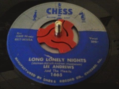 Lee Andrews & The Hearts — Lee Andrews - Long Lonely Nights  '57  45rpm