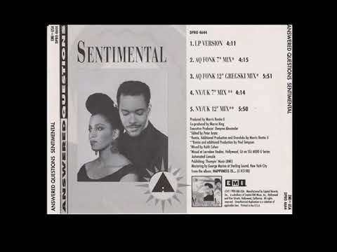 Answered Questions — Answered Questions - Sentimental (AQ Fonk 12'' Gregski Mix)