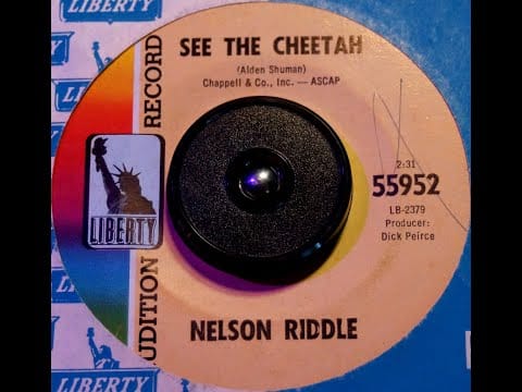 Nelson Riddle — OSA Plays the Record: Nelson Riddle - Thoroughly Modern Millie / See The Cheetah OG Promo Mod 45