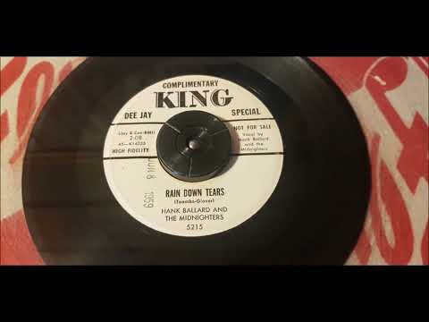 Hank Ballard & The Midnighters — Hank Ballard And The Midnighters - Rain Down Tears - 1959 R&B - KING 5215