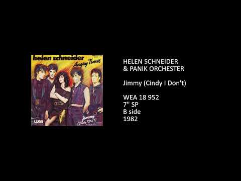 Helen Schneider — HELEN SCHNEIDER & PANIK ORCHESTER - Jimmy (Cindy I Don't) - 1982