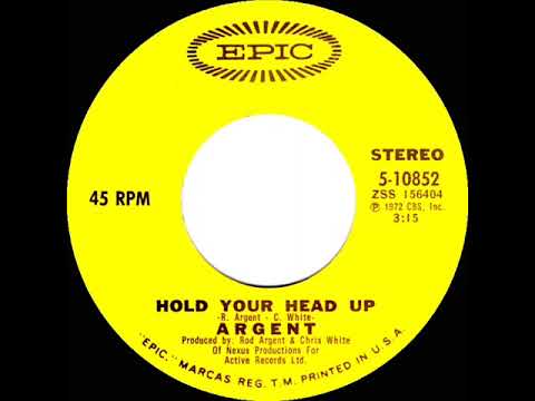 Argent — 1972 HITS ARCHIVE: Hold Your Head Up - Argent (stereo 45--3:15 version)