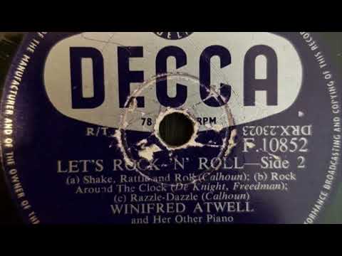 Winifred Atwell — Winifred Atwell (and her other piano) - Let’s Rock ‘N’ Roll Side 2 (78 rpm record) 1957