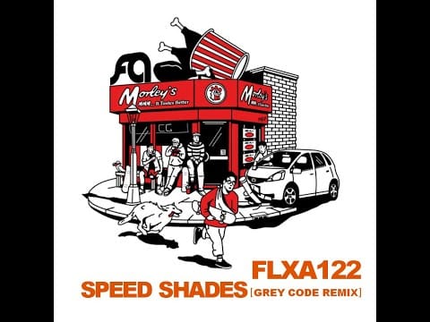 Amoss — FLEXOUT AUDIO [ FLXA122 - SOUTH OF THE RIVER EP : GREY CODE REMIX - speed shades - ] drum and bass