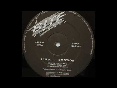 U.N.A. — U.N.A. - Emotion (Love Is An...) (Amnesia Remix) (A)
