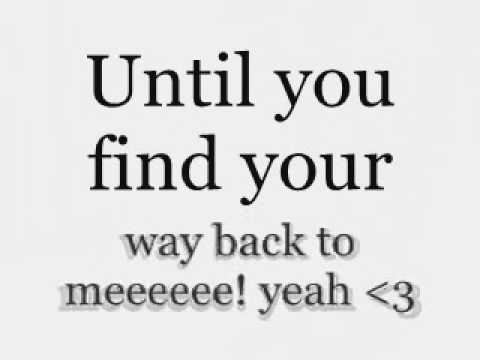 Michelle Branch — Michelle Branch - Find My Way Back - Lyrics
