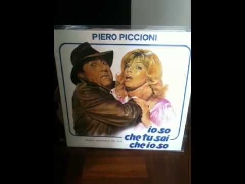 Piero Piccioni — Piero piccioni -io so che tu sai chi io so