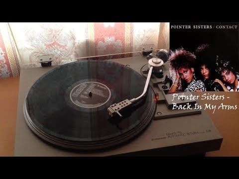 Pointer Sisters — Pointer Sisters - Back In My Arms (1985) Original LP
