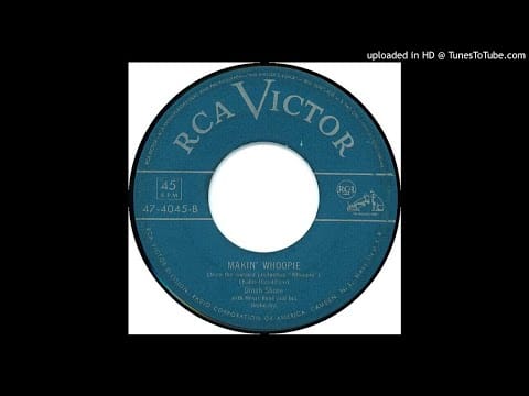 Dinah Shore — Dinah Shore With Henri René And His Orchestra ‎– Makin' Whoopie