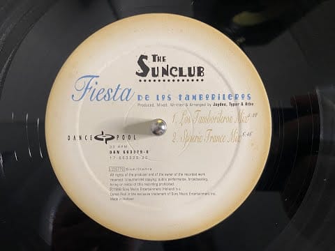 The Sunclub — The Sunclub – Fiesta De Los Tamborileros (Spheric Trance Mix) - Dance Pool 1996
