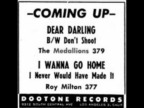 The Medallions — VERNON GREEN & THE MEDALLIONS -  Dear Darling / Don't Shoot Baby - DOOTONE 379 - 12/55