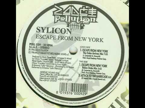 Silycon — Sylicon ‎– Escape From New York (The Duke Arrives Mix)