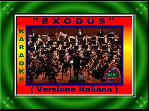 Nico Fidenco — EXODUS (THIS LAND IS MINE) – KARAOKE ITALIANO – TEMA DEL FILM “EXODUS” DEL 1960 (NICO FIDENCO)