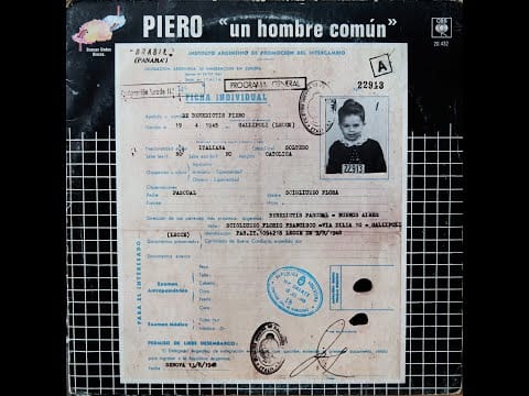 Piero (7) — Piero con Prema - Un Hombre Común...Para Ser Humano (Vinyl, Linn Sondek, Koetsu Bk Gl rt, Herron A.)