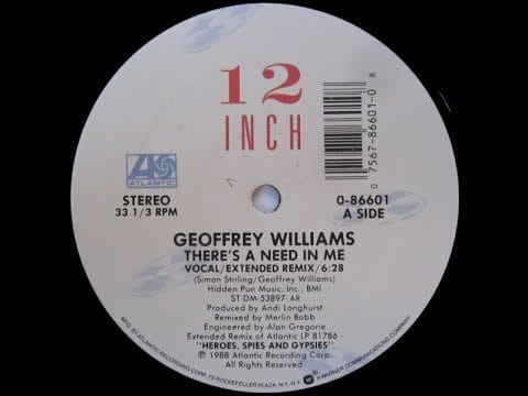 Geoffrey Williams — $$$== GEOFFREY WILLIAMS - There's A Need In Me ==$$$ (Vocal Extended Remix)