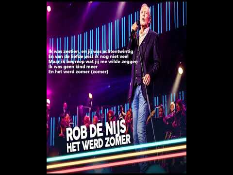 Rob de Nijs — Rob de Nijs - Het werd zomer Lyrics video