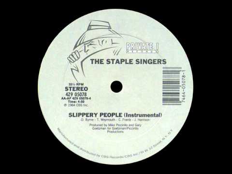 The Staple Singers — The Staple Singers - Slippery People (12'' instrumental)