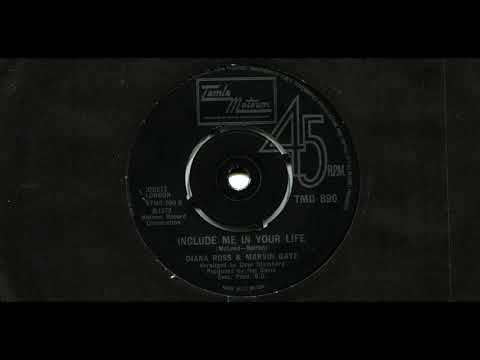 Marvin Gaye — DIANA ROSS & MARVIN GAYE / INCLUDE ME IN YOUR LIFE / 1973 / B-SIDE / 7'' VINYL / 70'S