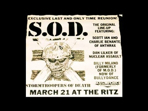 Stormtroopers Of Death — S.O.D. - Livin' In the City /Live/ 1992