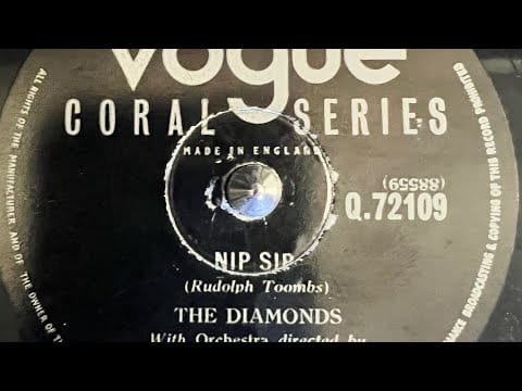 The Diamonds — Nip Sip The Diamonds 78rpm