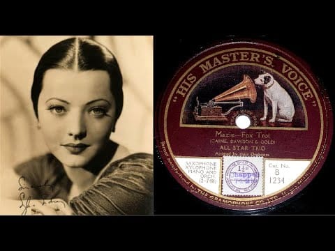 All Star Trio — 78 RPM – All Star Trio - Mazie (1921)