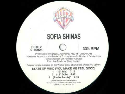 Sofia Shinas — Sofia Shinas ‎– State Of Mind (You Make Me Feel Good) (12" Dub)