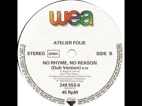 Atelier Folie — Atelier Folie - No Rhyme, No Reason (Dub)