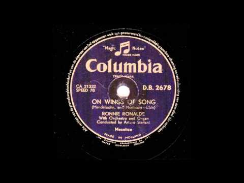 Ronnie Ronalde — Ronnie Ronalde -  Sanctuary of the heart   -On wings of song Cira 1950