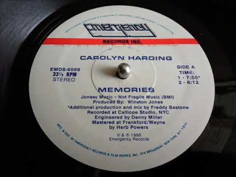 Carolyn Harding — CAROLYN HARDING- MEMORIES  [A1]