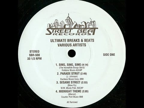 The Incredible Bongo Band — Michael Viner's Incredible Bongo Band - Sing Sing Sing