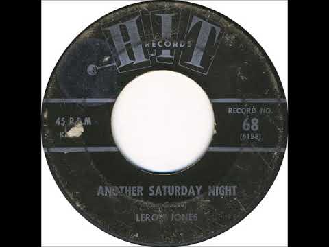 Leroy Jones (6) — Another Saturday Night ~ Leroy Jones (1963)